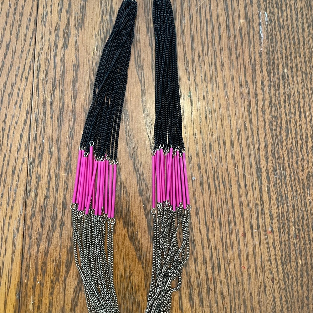 Tri color necklace